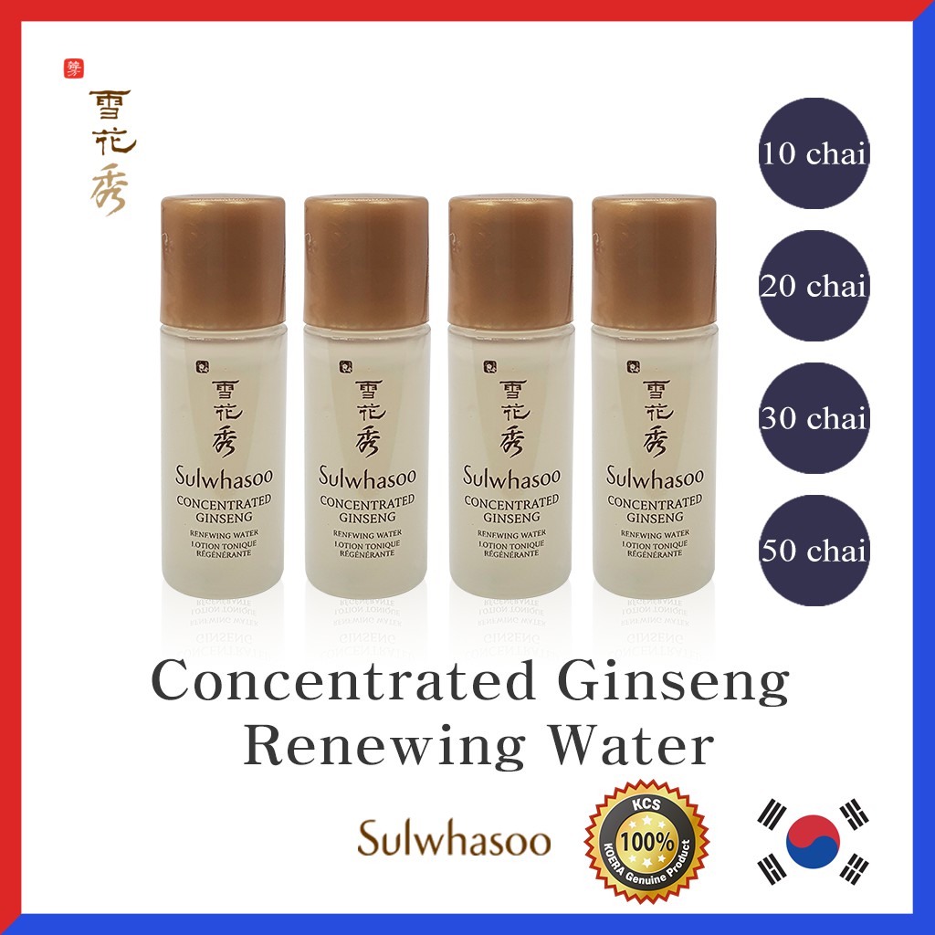 Tinh Chất Chống Lão Hóa Sulwhasoo Concentrated Ginseng Renewing Water 5ml