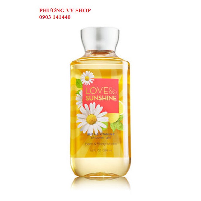 Gel tắm BBW LOVE & SUNSHINE