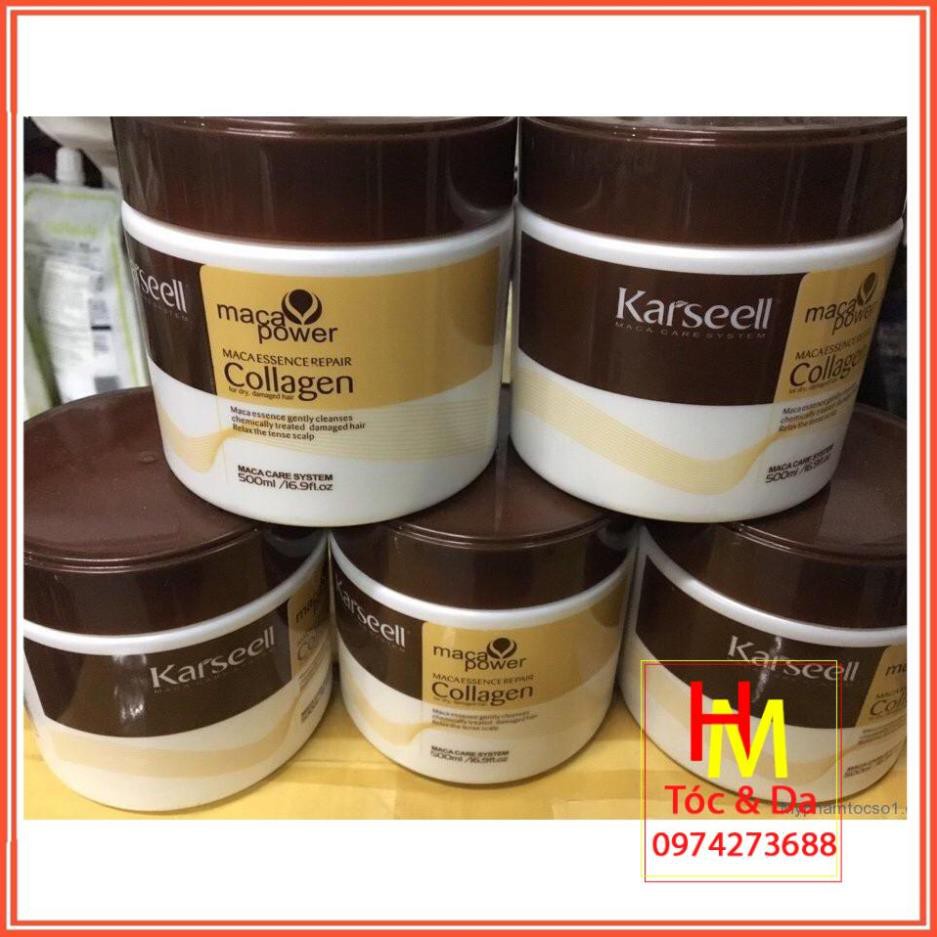 Hấp ủ tóc colagen mềm mượt karseell hũ 500ml | BigBuy360 - bigbuy360.vn
