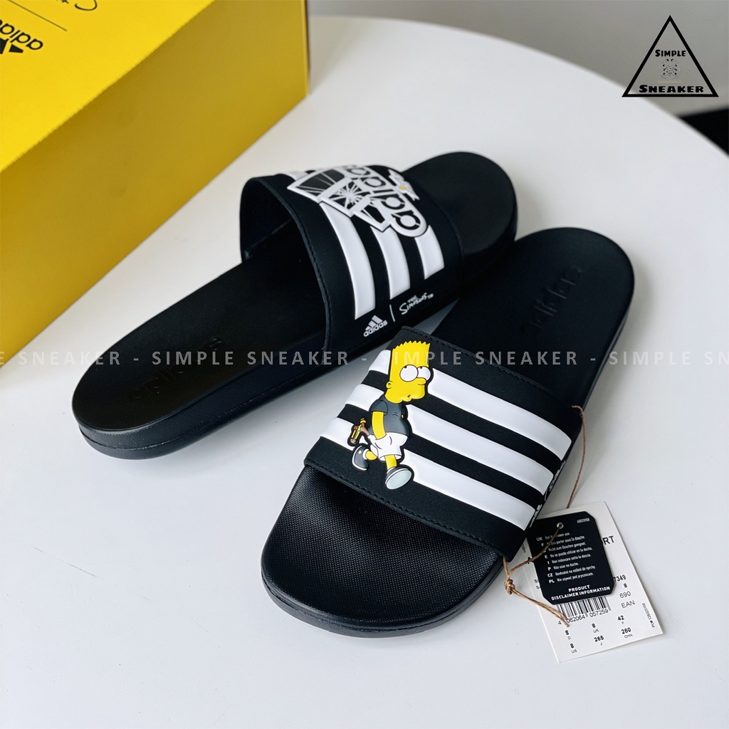 Dép Adidas Adilette Hàng Chính Hãng Dép Adidas Adilette Comfort Simpsons - Dép Nam Quai Ngang Chuẩn Auth [GV7349]