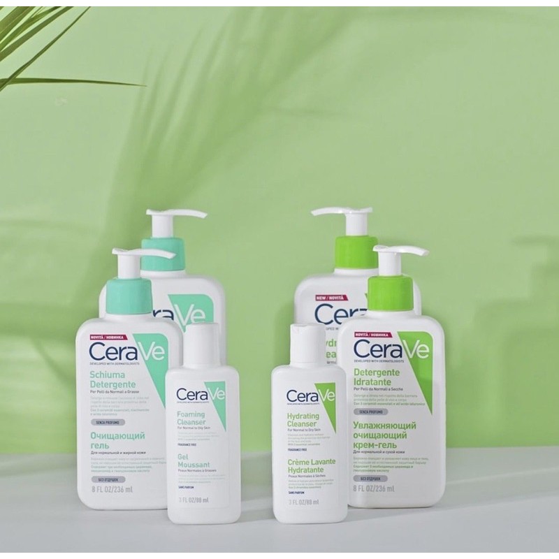 Sữa Rửa Mặt Cerave Foaming-Hydrating Facial Cleanser (88ml-473ml) | BigBuy360 - bigbuy360.vn