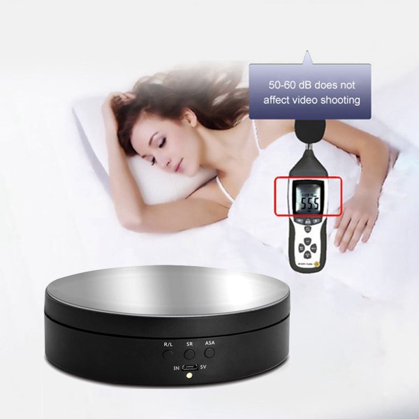 Giá Đỡ Trưng Bày Trang Sức 3 Tốc Độ Xoay 360 Độ Bằng Điện