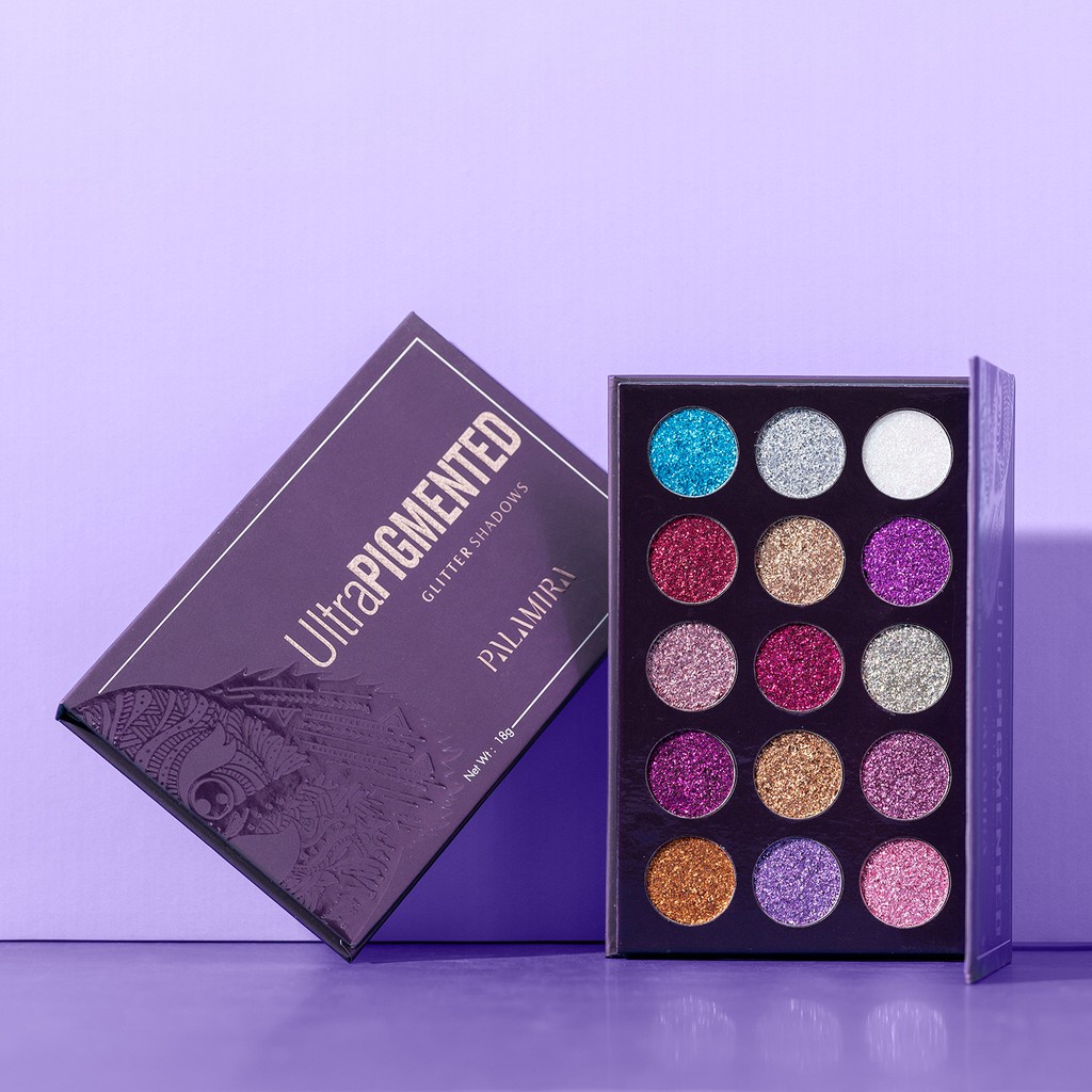 Bảng phấn mắt Pvới 15 màu sắc lấp lánh lâu trôi trang điểm bắt mắt | BigBuy360 - bigbuy360.vn