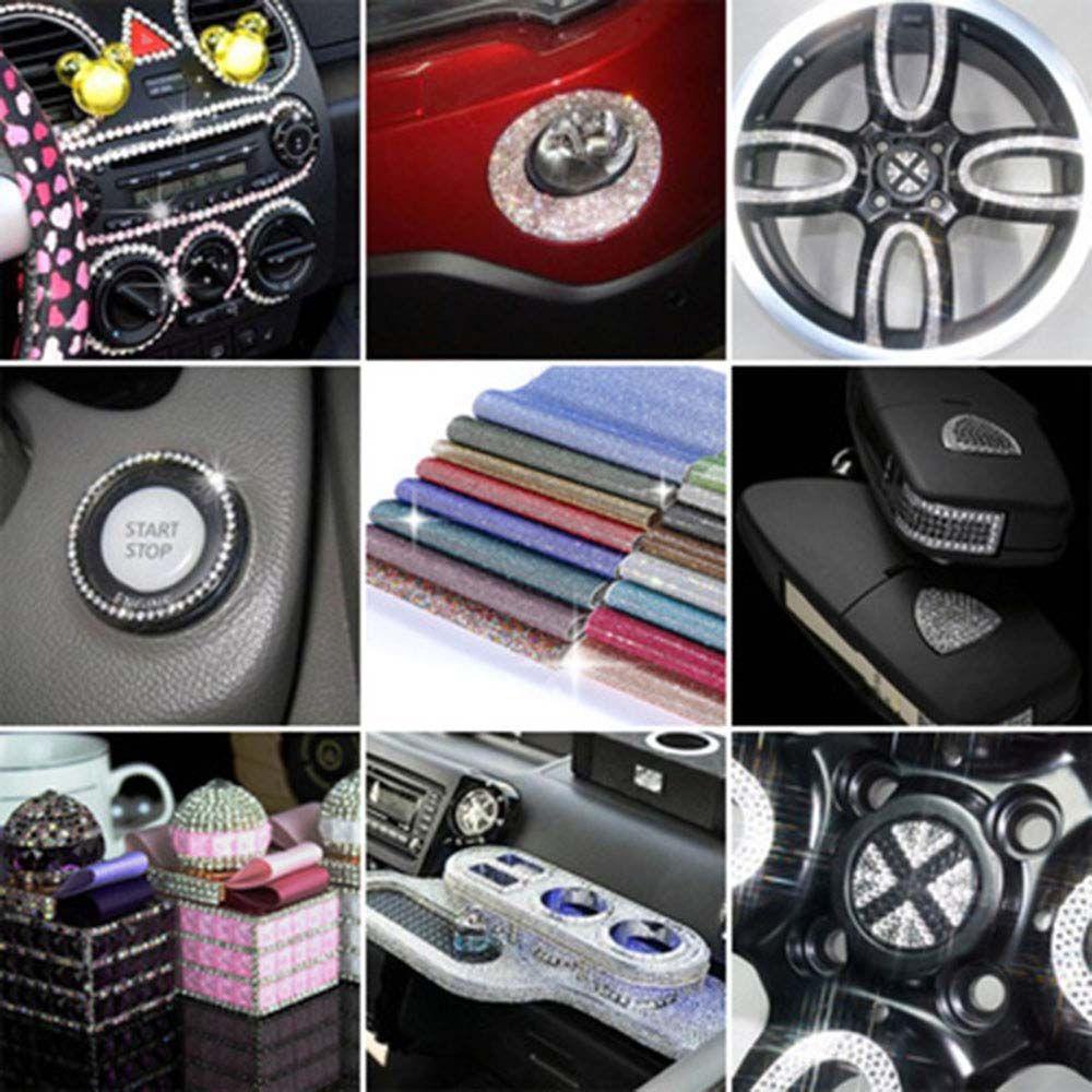 Sticker Dán Trang Trí Xe Hơi Họa Tiết Lấp Lánh DIY