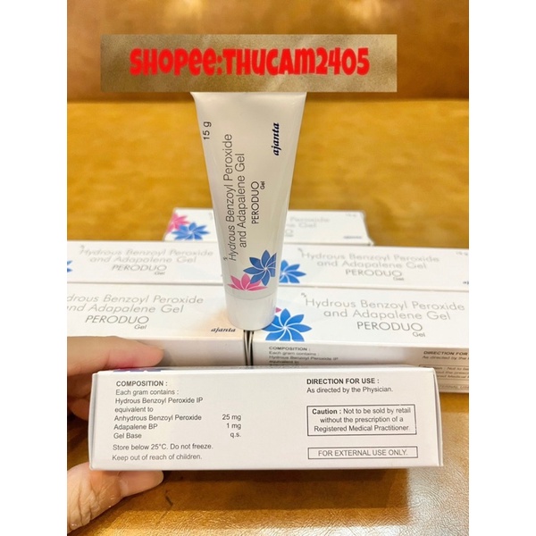 Kem Peroduo Gel giảm các loại  Mụn ,mụn Ẩn , Thâm mụn 15g.