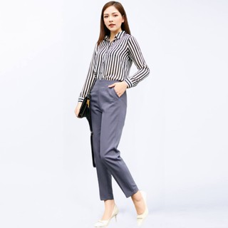 Áo sơ mi trơn kẻ sọc dọc to_elimaz - spea19.082