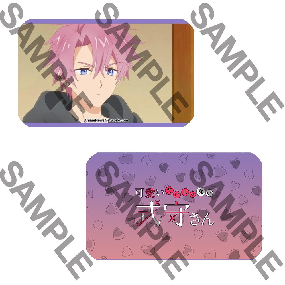 Ảnh card bo góc in hình SHIKIMORI-SAN CỦA TÔI KHÔNG CHỈ DỄ THƯƠNG thẻ bo viền 5*8cm anime chibi