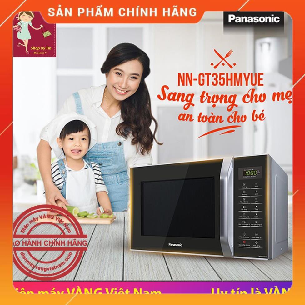 [ELHAB4 giảm tối đa 500K] Lò vi sóng có nướng Panasonic NN-GT35HMYUE 23 lít