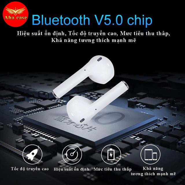 [ Freeship] Tai nghe Bluetooth V11 TWS Stereo 5.0 - Định vị đổi tên Tai nghe không dây, chống ồn, giá rẻ cực chất