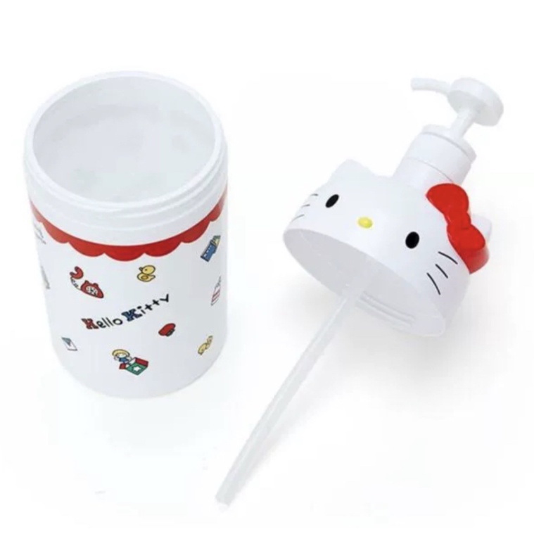 Chai đựng nước rửa tay dung tích 1000ML hình Hello Kitty