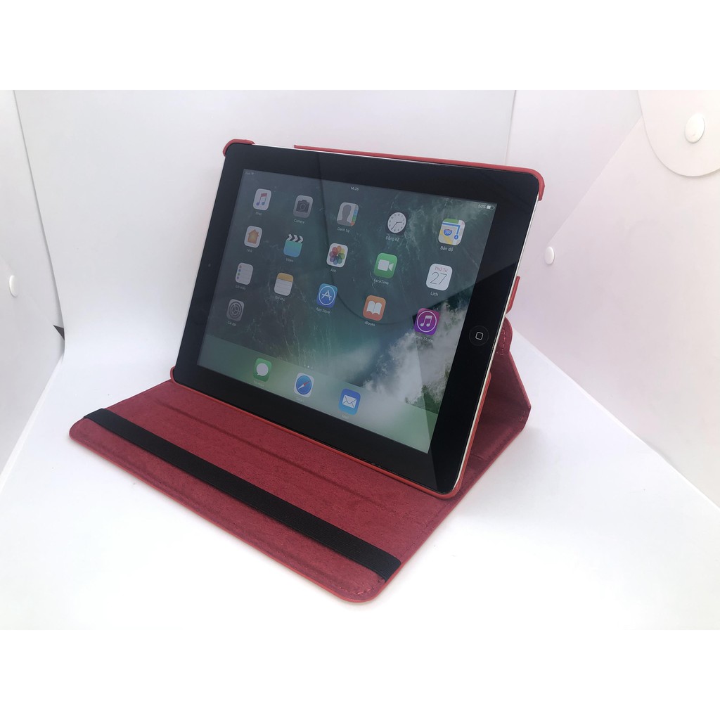 Bao da ipad 2/3/4 xoay 360 đủ màu
