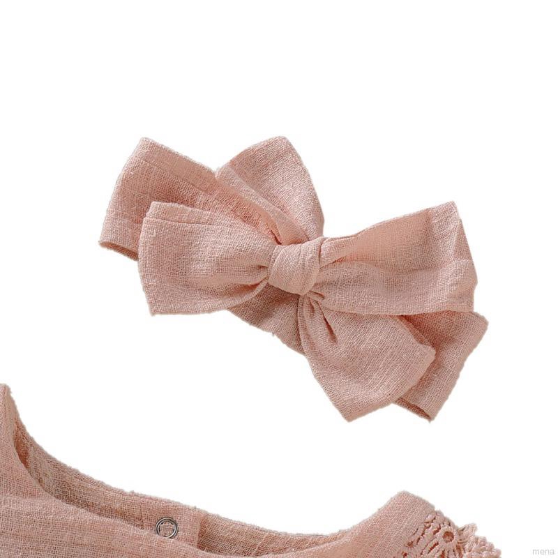 Bộ áo liền quần xinh xắn cho bé gái