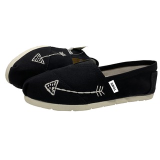 Giày toms Xương Cá Đen 2020,BLACK(Đế cao su đúc)