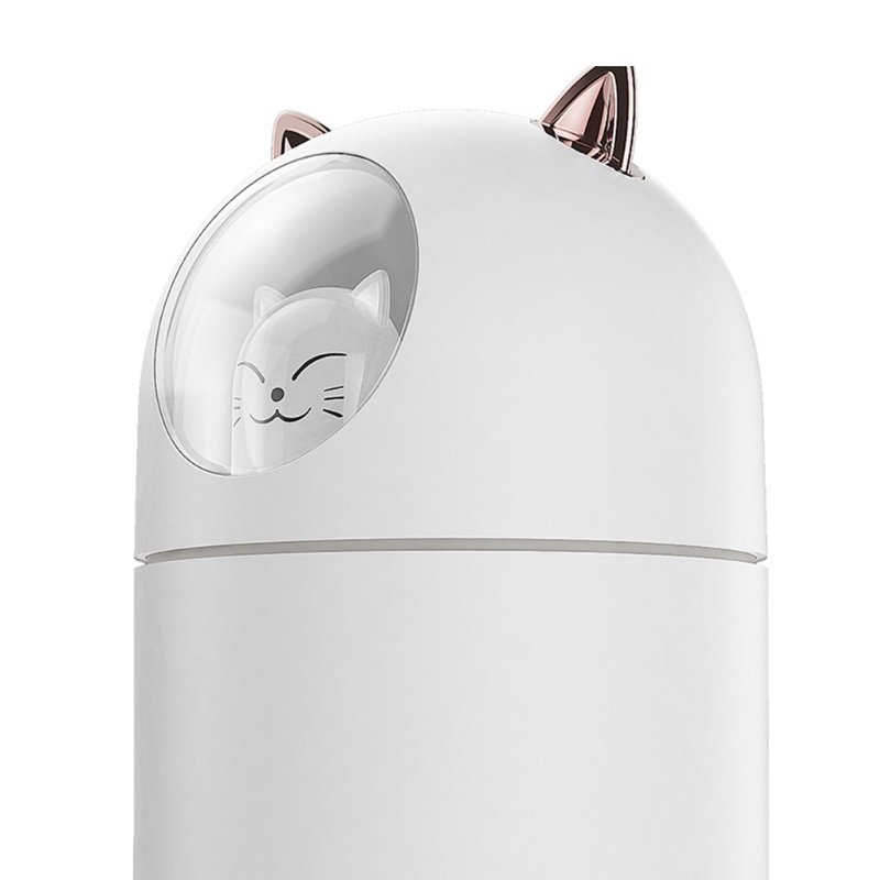 Shas Máy Phun Sương Tạo Ẩm Cao Cấp 300ml Màu Trắng Hồng Dễ Thương Dùng Cho Bể Cá