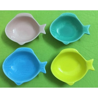 Đĩa gốm sứ hình cá 10.5cm x 8.5cm