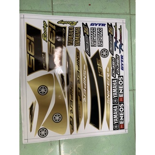 Tem exciter 135 đen vàng gold