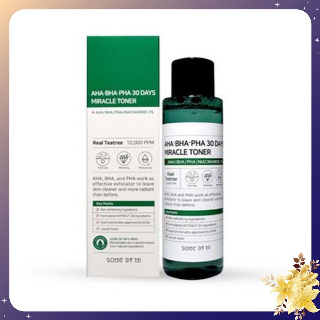 Toner Dưỡng Ẩm Làm Sạch Some By Mi AHA BHA PHA 30 Days Miracle Toner ✿ѕ