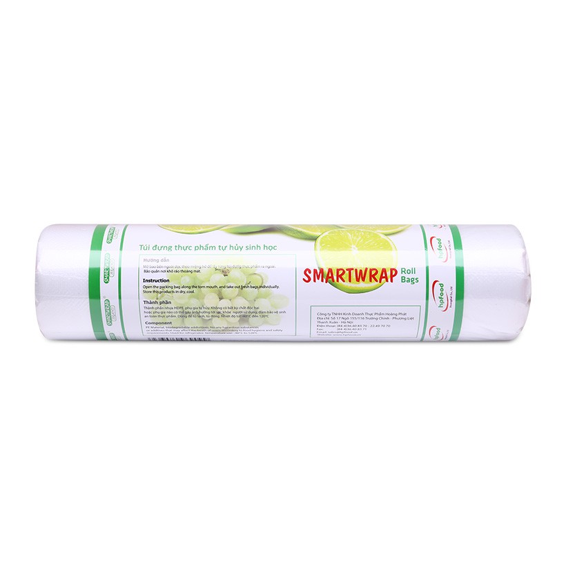 Túi đựng thực phẩm tự hủy sinh học Smart Wrap 200 Túi 25cm x 35cm