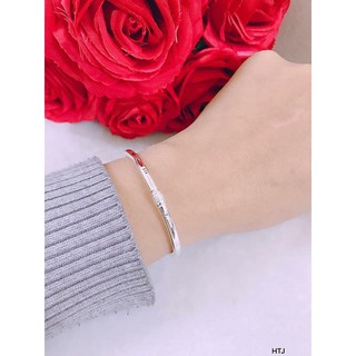 Vòng tay bạc trơn dành cho nữ ms 180
