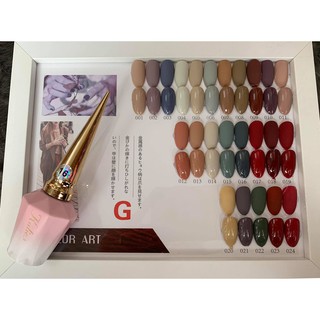  Sét Sơn Gel Kalie 24 Màu Kiểu Mẫu Mới Tinh Khiết Color Art Mãu G - Tặng Kèm bảng màu