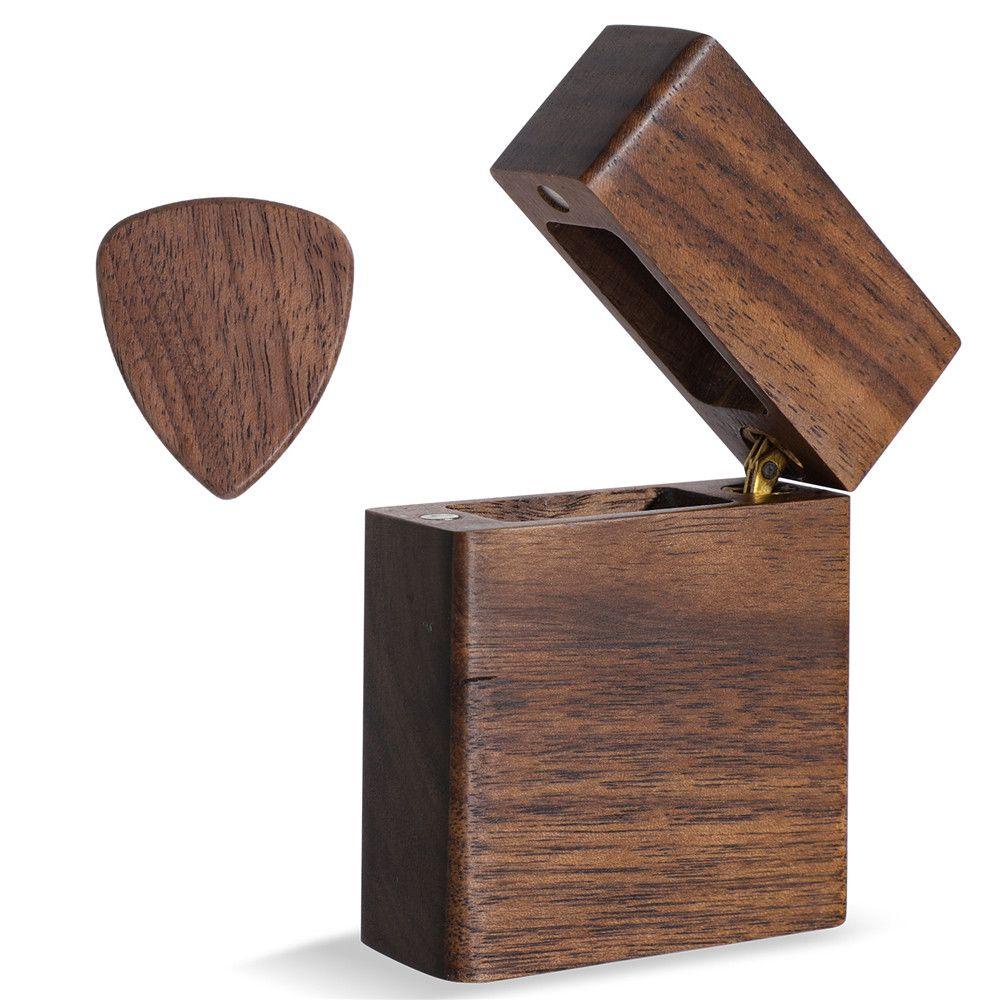 Hộp Đựng Phím Gảy Đàn Guitar Màu Đen