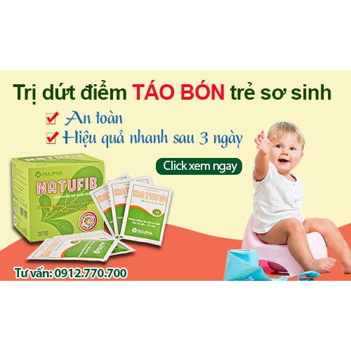 Natufib Chống táo bón cho bà bầu và trẻ nhỏ (Hộp 20 gói)