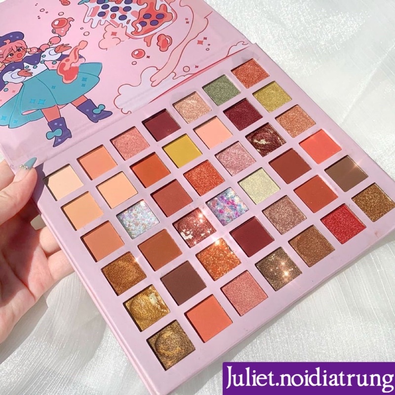 Bảng mắt 42 ô cô gái hồng MugeLeen mới