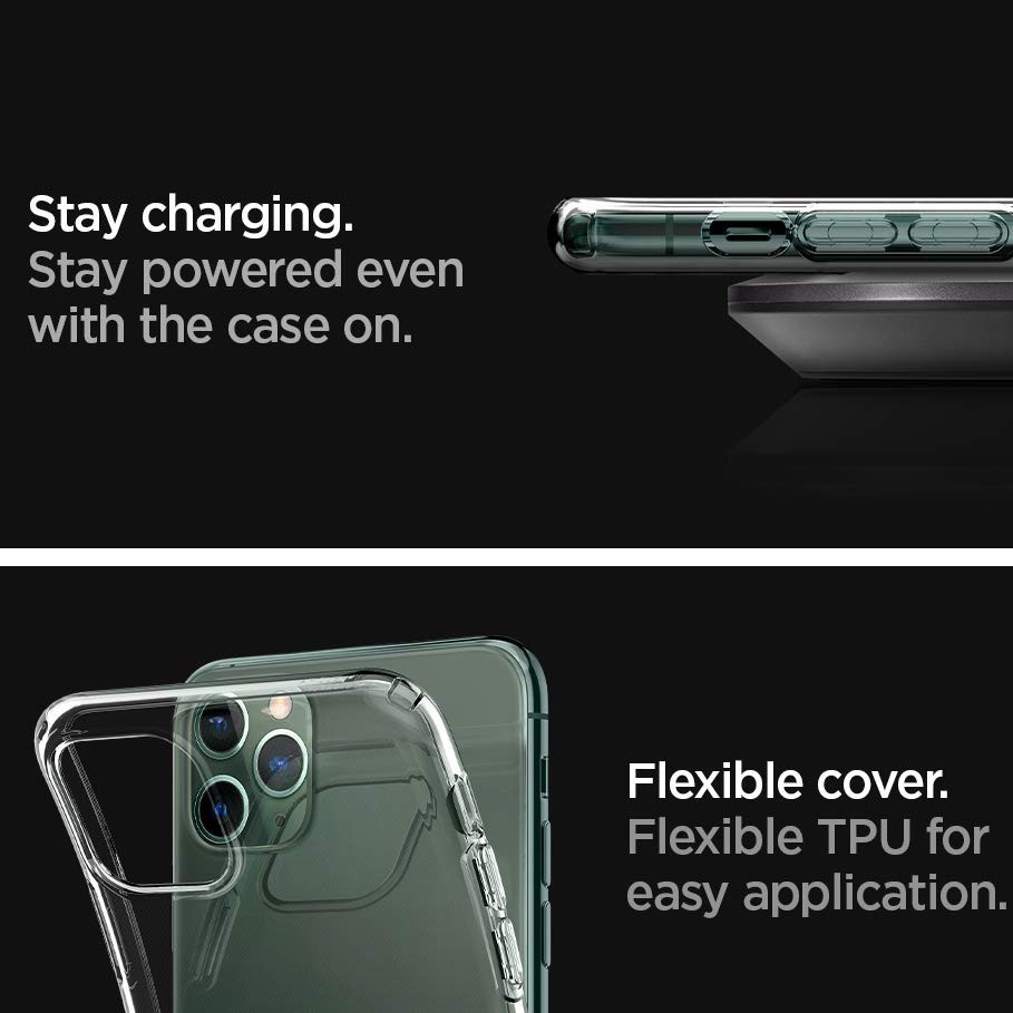 Ốp lưng IP 11 Pro Max / 11 / 11 Pro Spigen Liquid Crystal  Hàng Chính Hãng.