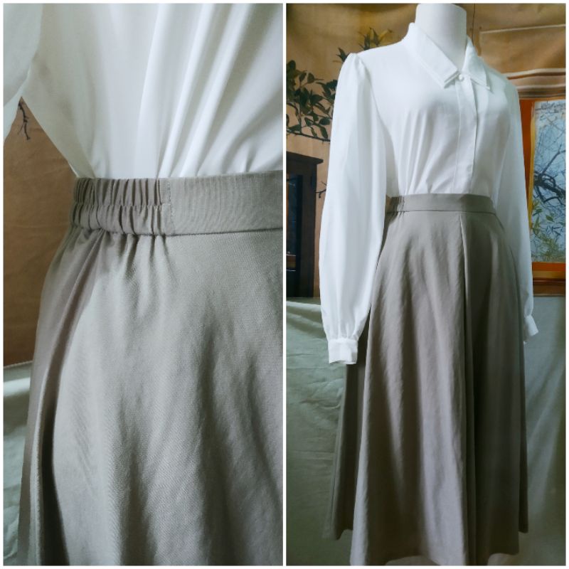 |2hand|  Chân váy nhật dáng dài vintage 2