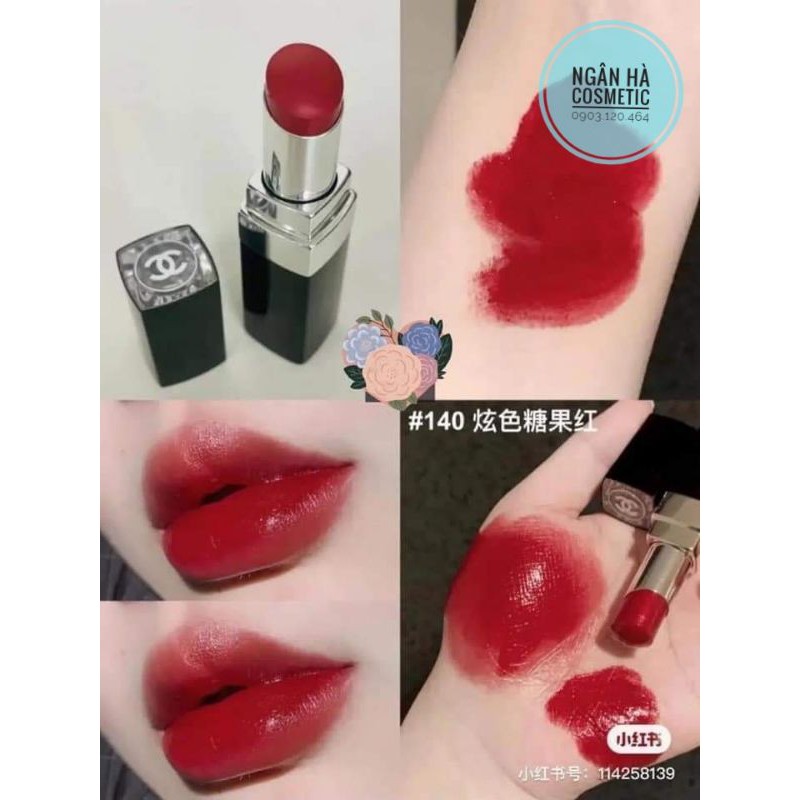 SON CHANEL ROUGE COCO BLOOM HYDRATING PLUMPING INTENSE SHINE LIP COLOR - 140 ALIVE