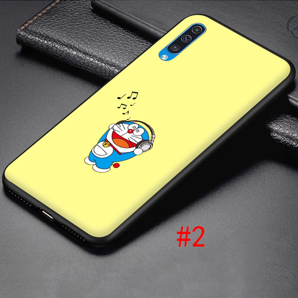 Cute Doraemon Soft Silicone Phone Case Samsung A6 A7 A8 Plus A9 2018 A3 2016 A5 2017