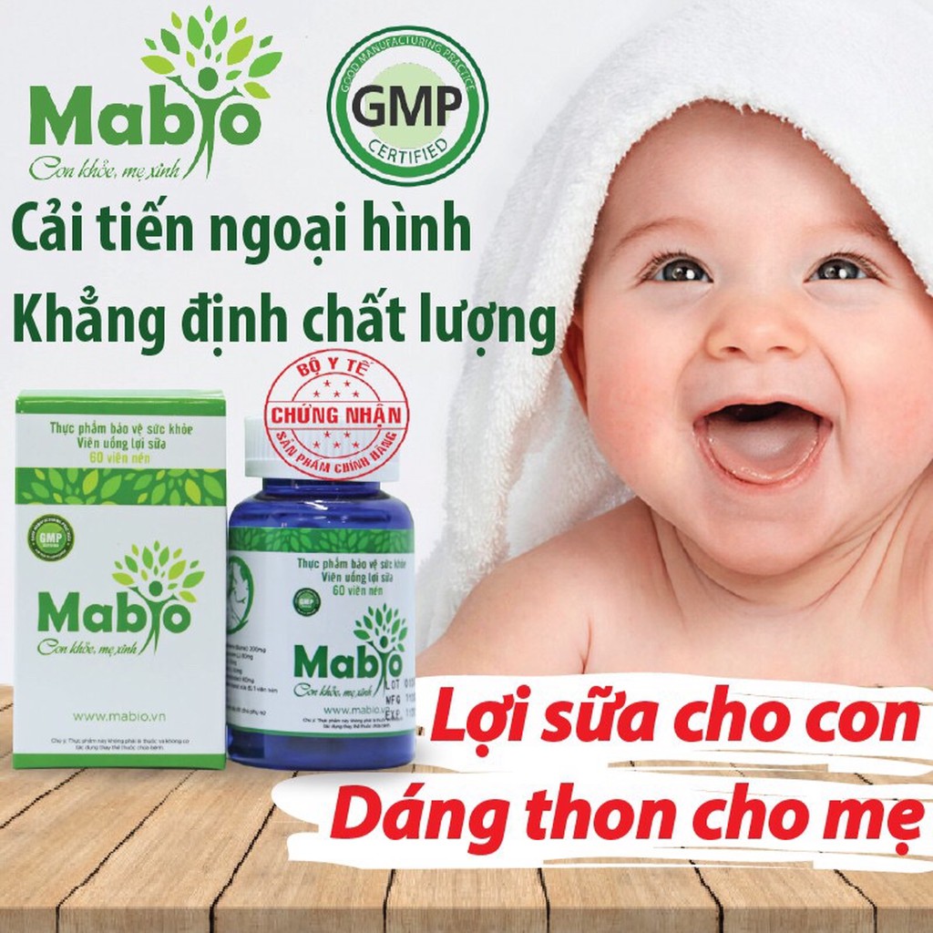 Viên uống lợi sữa Mabio - tăng chất lượng sữa mẹ