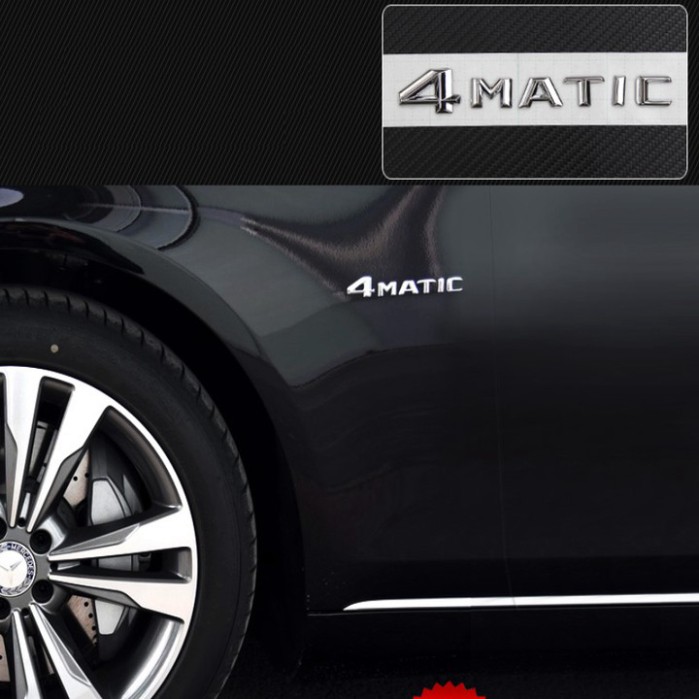 Sản Phẩm Decal tem chữ 4Matic inox cao cấp dán trang trí ô tô G30208 .