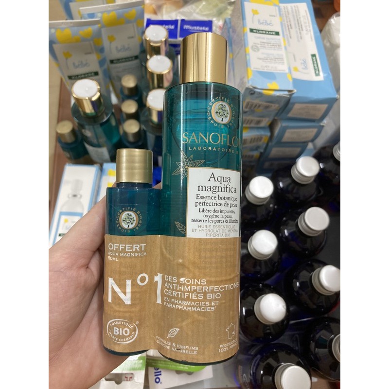 Set Toner Sanoflore Aqua Magnifica 200ml+50ml