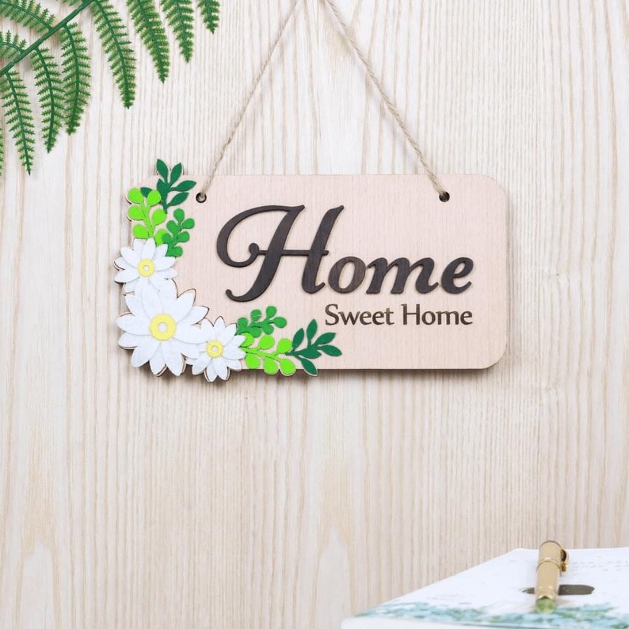 Bảng gỗ decor trang trí phòng khách, phòng khách, cửa hàng - Bảng gỗ treo cửa phòng trang trí có thể làm quà tặng giá sỉ