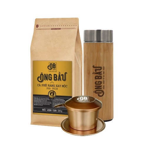 ÔNG BẦU - Phin Nhôm Nâu Ông Bầu Pha Phin