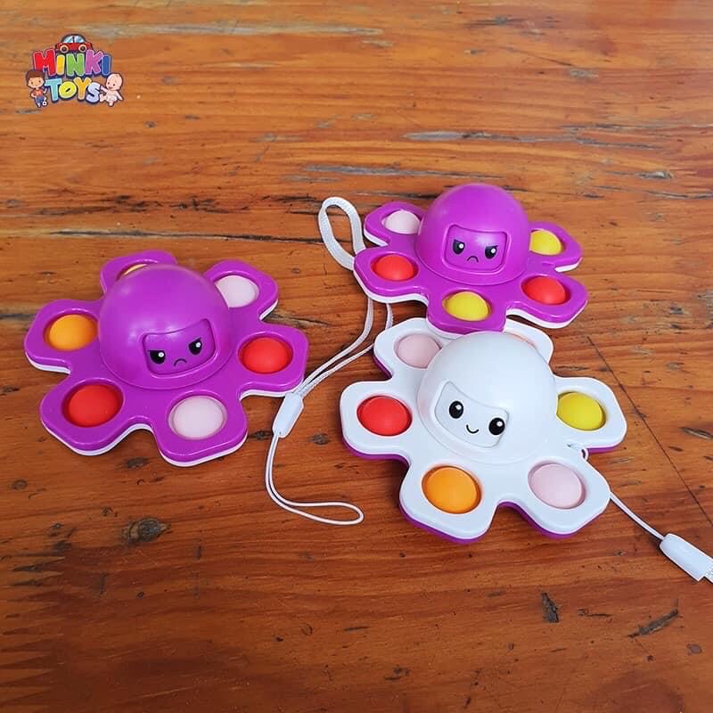 Con quay Popit bạch tuộc 6 nút