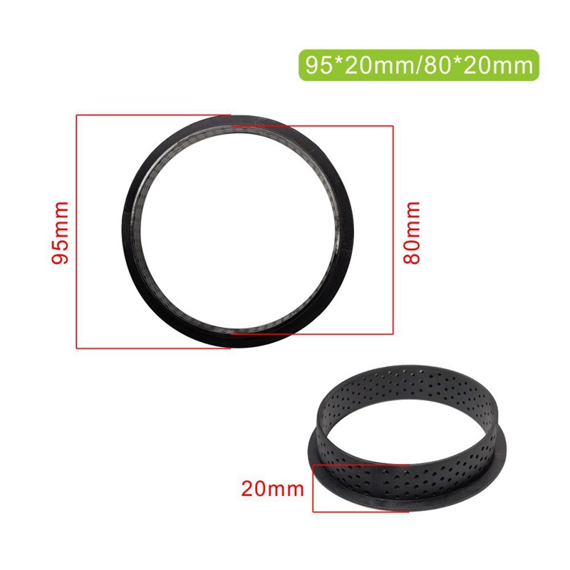 Khuôn Làm Bánh Tart Hình Tròn Đục Lỗ Tiện Dụng