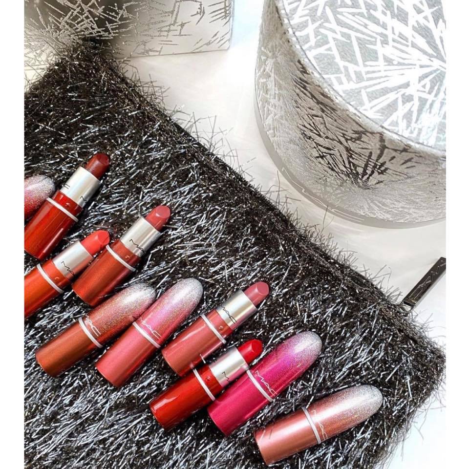 Tách set son mini MAC Cosmetics Frosted Firework Collection- Surefire Hit Mini Lipstick Vault | BigBuy360 - bigbuy360.vn