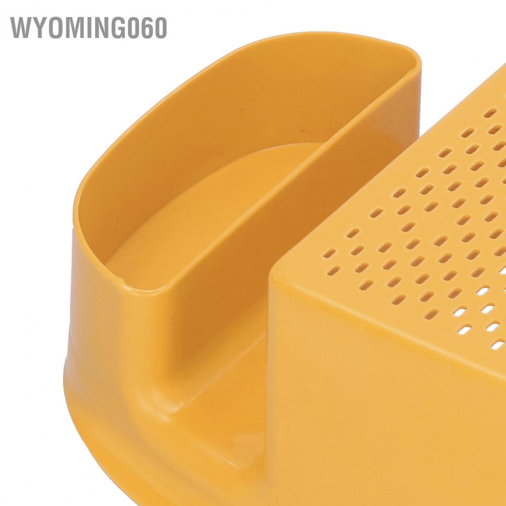 Wyoming060 Sink Drain Rack Multifunctional Fruit Vegetable Drainer Leftovers Filter for Kitchen Use