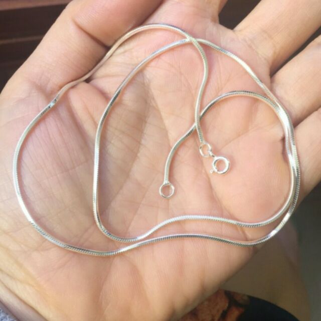 Dây chuyền sợi mì ý 925