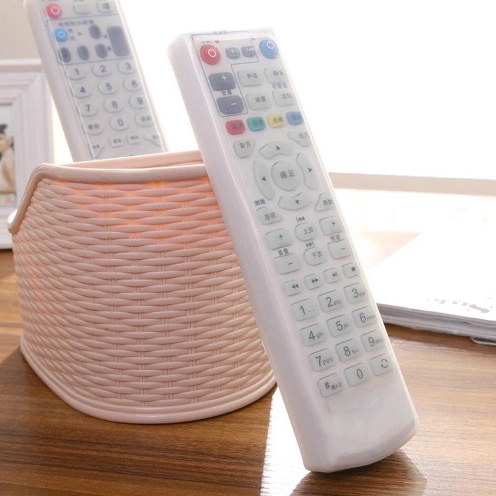 Vỏ Silicone Trong Suốt Bảo Vệ Cho Điều Khiển Từ Xa Của TV / Máy Lạnh Chống Thấm Nước Chống Bụi