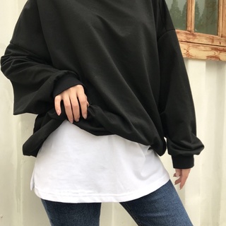 Phụ kiện chân váy giả áo thun mặc trong áo hoodie hoặc áo sweater