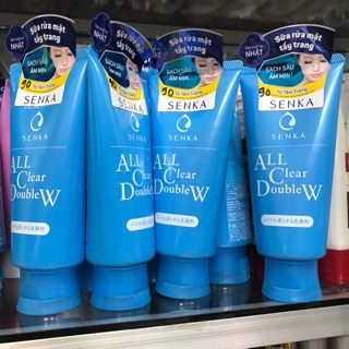 Sữa Rửa Mặt Tẩy Trang 2 Tác Dụng Senka All Clear Double Wash 14851 (120g)