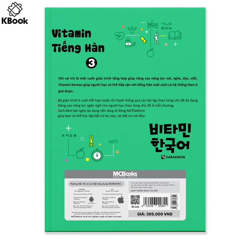 Sách - Vitamin Tiếng Hàn Tập 3
