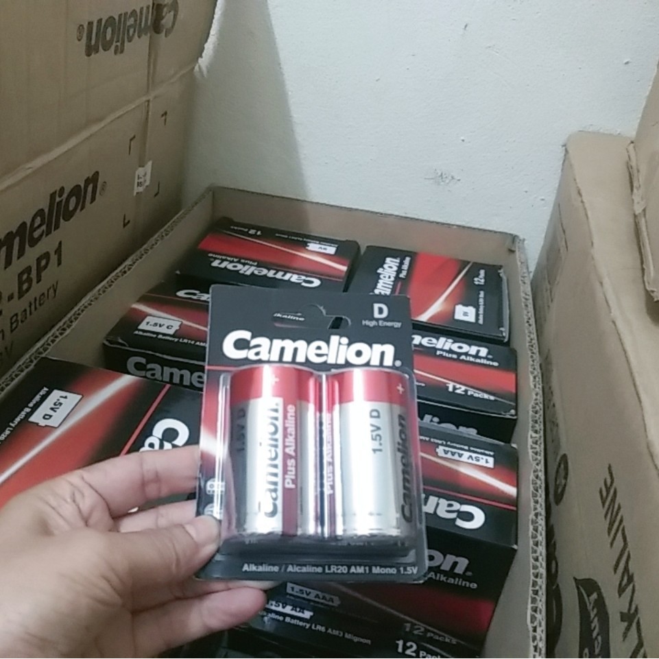 PIN ĐẠI PLUS ALKALINE LR20  CAMELION PIN D