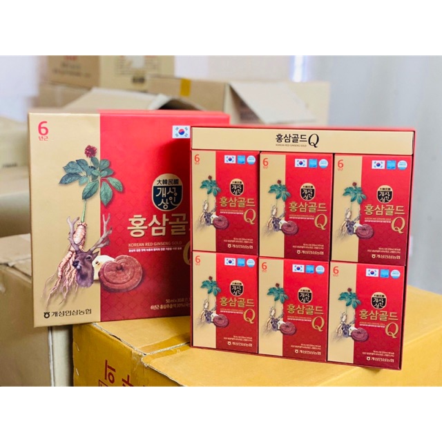 [Mã 77FMCGSALE1 giảm 10% đơn 250K] [HÀNG MỚI VỀ SÂM Q] Nước Sâm Nhung Hươu NONGHYUP Hàn Quốc, Hộp 30 Gói