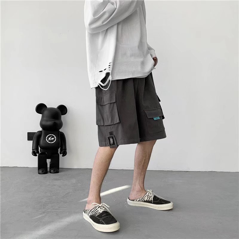 Quần short túi hộp phong cách Hàn Quốc dành cho nam