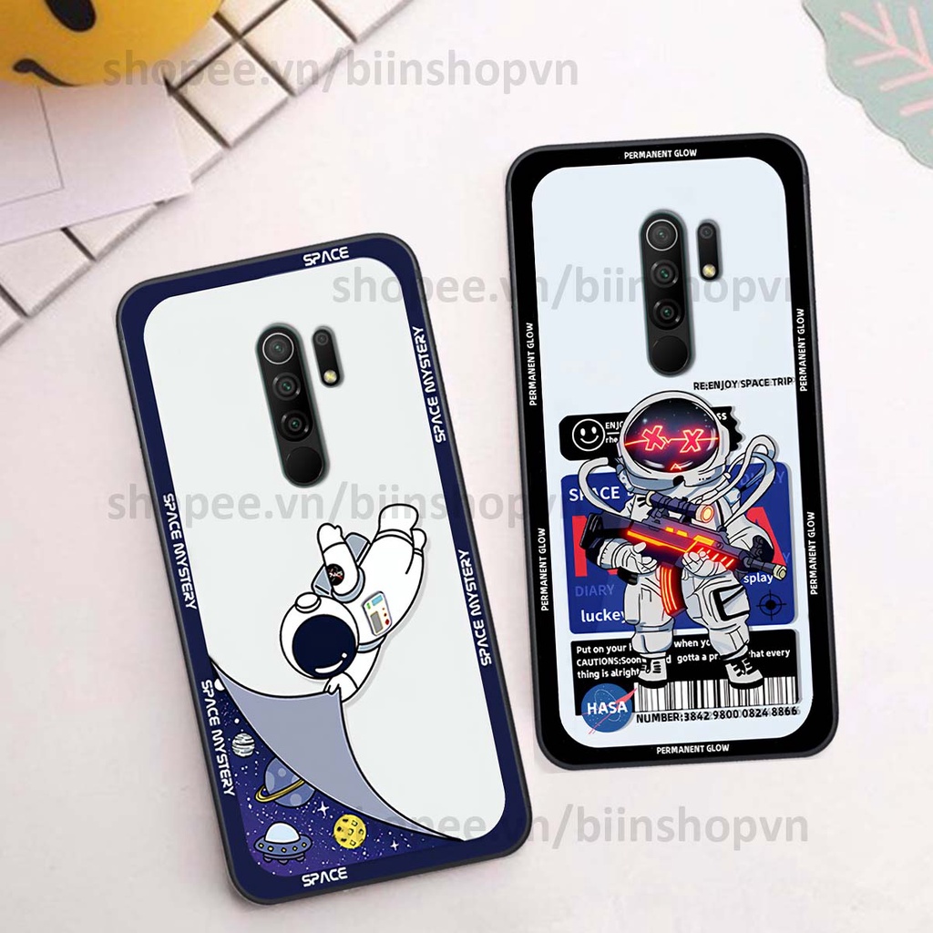 Ốp Xiaomi Redmi 9 phi hành gia vũ trụ space.x siêu đẹp, thời trang