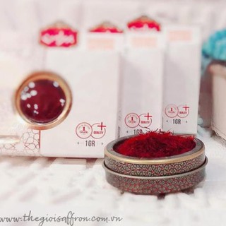 NHỤY HOA NGHỆ TÂY BAHRAMAN NEGIN 1g – SAFFRON BAHRAMAN HỘP THIẾC 1g